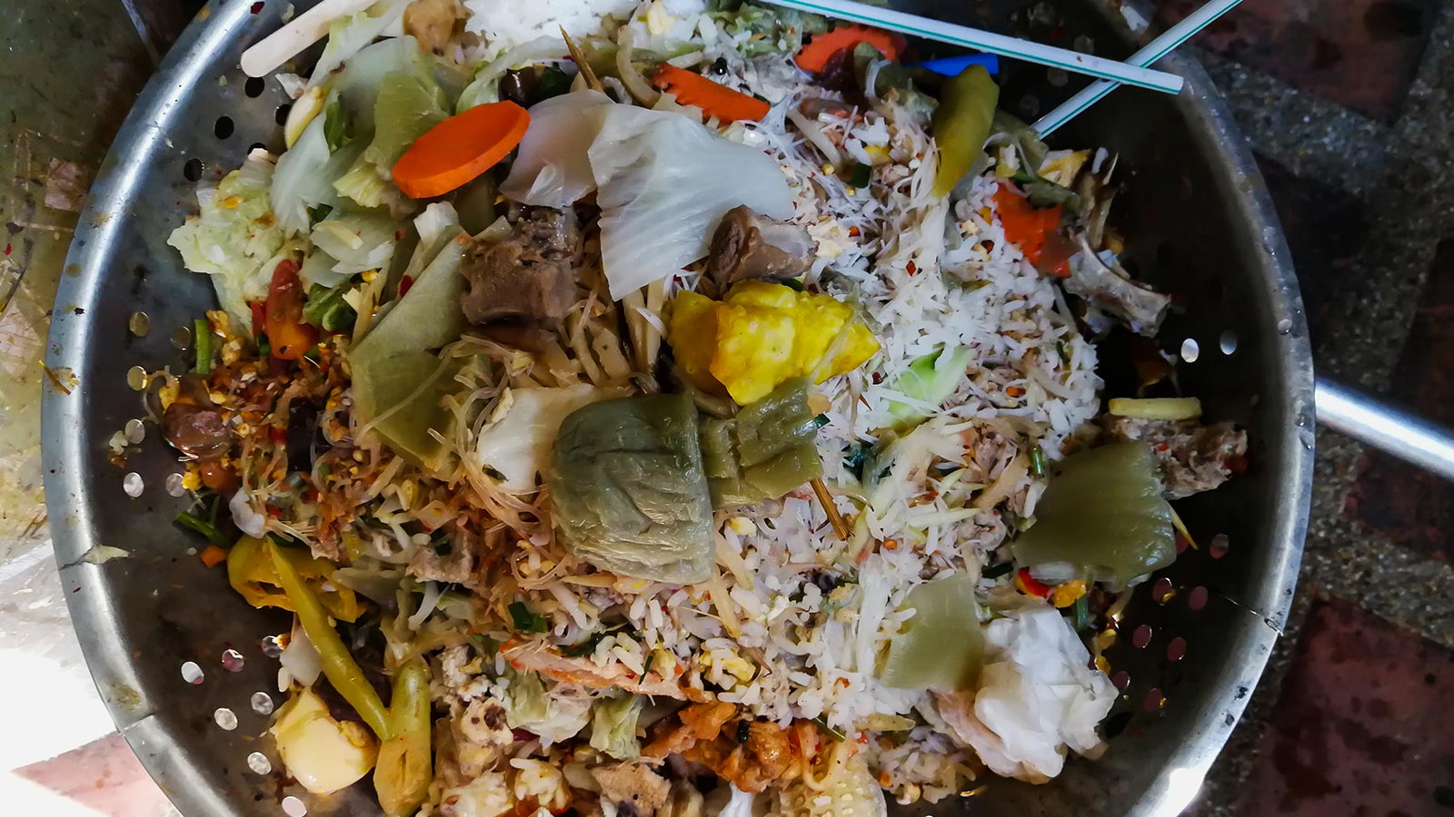 El desperdicio alimentario